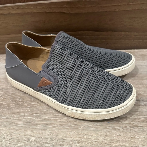 Olukai Pehuea Slip On Shoes Pavement Gray Size 10 - Picture 10 of 14